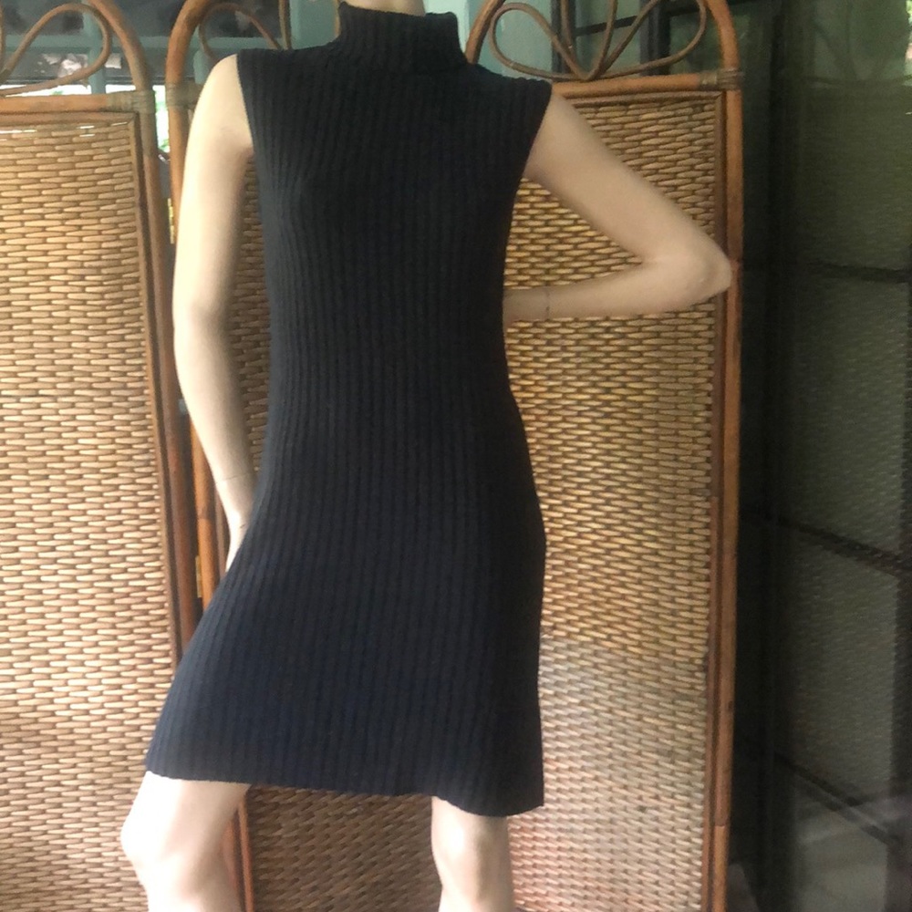 No Boundaries Black Sweater Dress